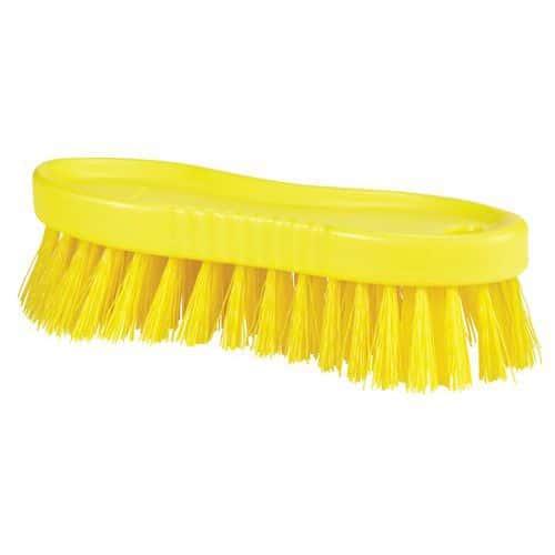 Lot de 10 Brosse papillon, 170 mm, dur, jaune thumbnail image 1