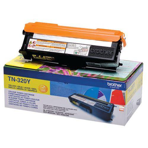 Cartouche toner TN-320Y jaune - Brother thumbnail image 1