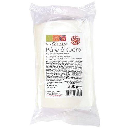 Pâte à sucre arôme vanille 500 g Blanche - Scrapcooking thumbnail image 1