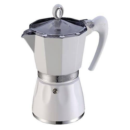 Cafetière italienne 3 tasses Blanc - Bella - Gat thumbnail image 1