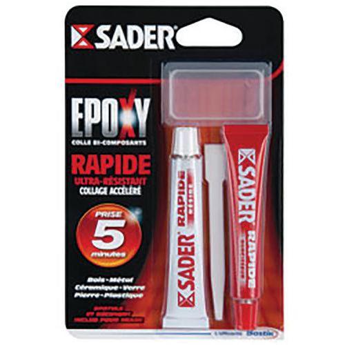 Colle bi composants epoxy rapide - Sader fullname image