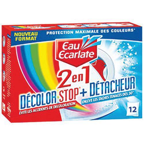 Anti-décoloration + détacheur 2 en 1 - boite de 12 sachets fullname image