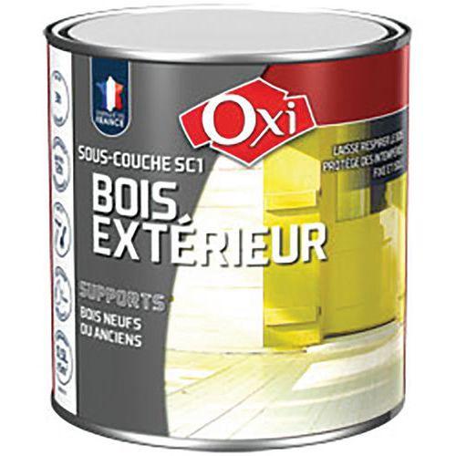 Lot de 2 Sous couche bois 500ml blanc aspect thumbnail image 1