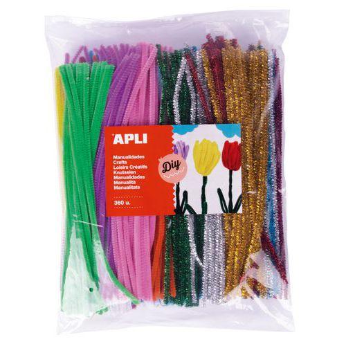 Sachet 360 chenilles 30cm couleurs assorties -Apli fullname image