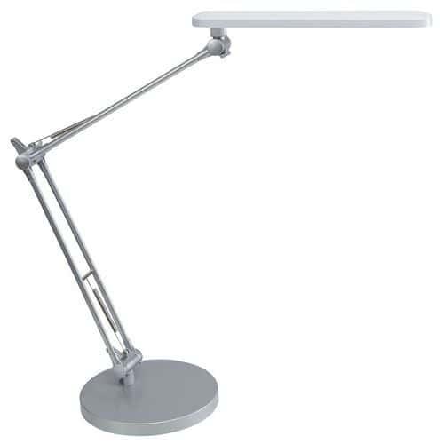 Lampe de bureau LEDtrek Blanc/Gris métal thumbnail image 1