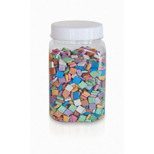 Pot 1kg de mosaïques nacrées couleurs assorties thumbnail image 1