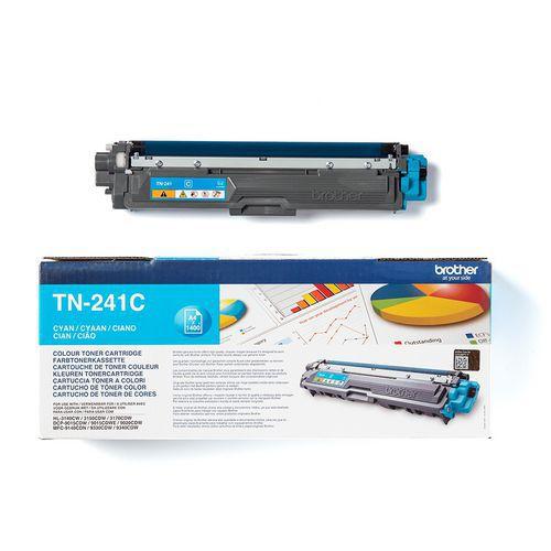 Cartouche d'encre Toner laser BROTHER TN241C Cyan thumbnail image 1