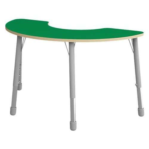 Table Eko haricot 146 x 68 cm réglable T3 à T6 - vert thumbnail image 1