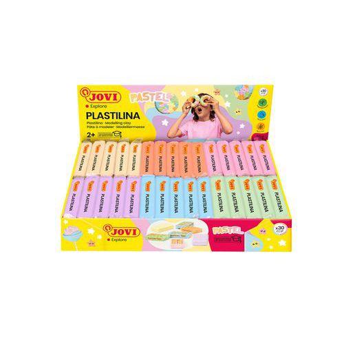 Boite 30 pains pastel 50 g plastilina - Jovi fullname image