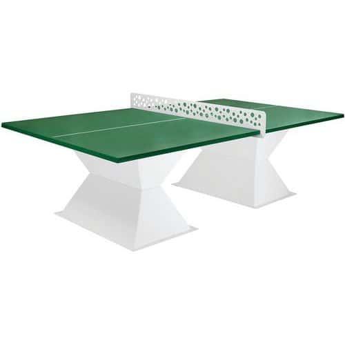 Table tennis de table Résitec+ HD 35 filet antivandalisme plateau vert sapin thumbnail image 1