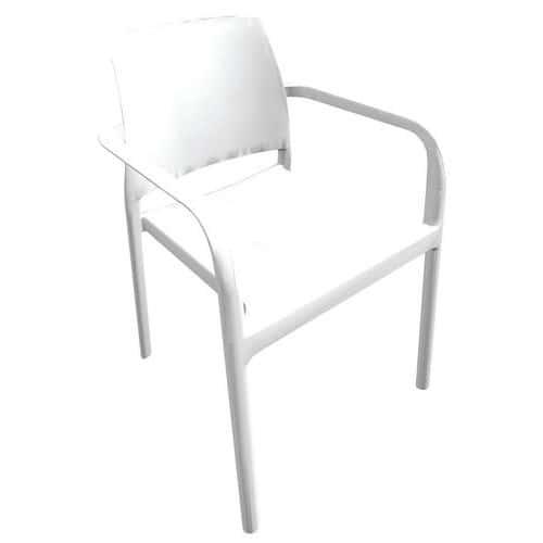 Lot de 4 fauteuils DOCK blanc thumbnail image 1