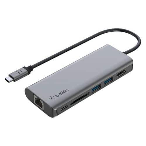 Station d'accueil USB-C multiport 6-en-1 CONNECT - Belking fullname image