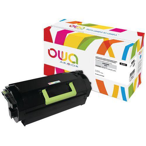 Toner laser noir reconditionné pour Lexmark MX711 - Owa thumbnail image 1