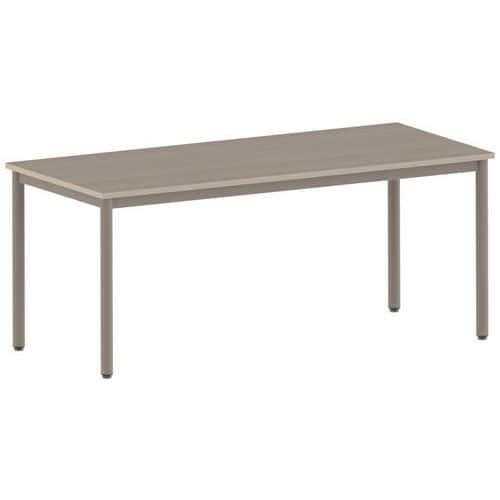 Table Carélie rectangulaire 180 x 80 cm fixe 4 pieds stratifié fullname image