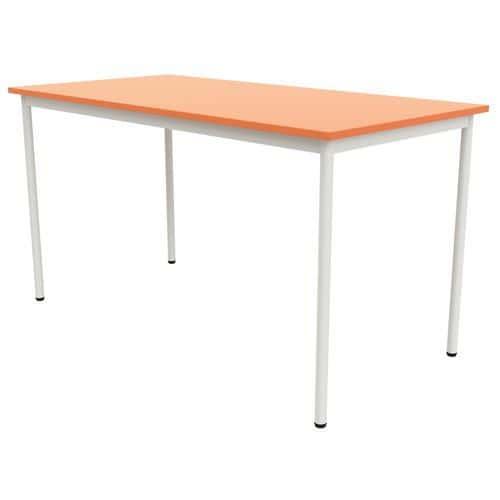 Table 4 pieds droits 140 x 80 cm stratifié ABS fullname image