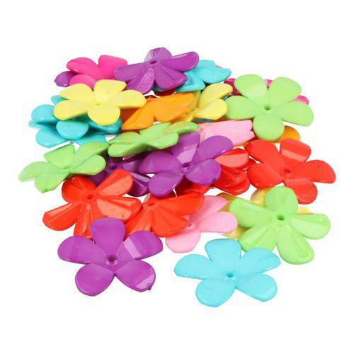 Bocal 100 fleurs plastiques géantes 3 cm - Innspiro fullname image