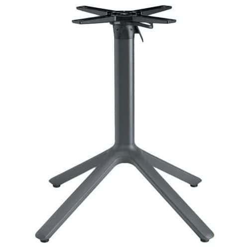 Pied de table Maxi Nemo rabattable hauteur 73 cm - peint anthracite thumbnail image 1