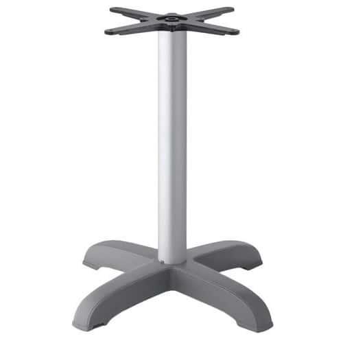 Pied de table Tiffany hauteur 73 cm 4 branches - gris thumbnail image 1