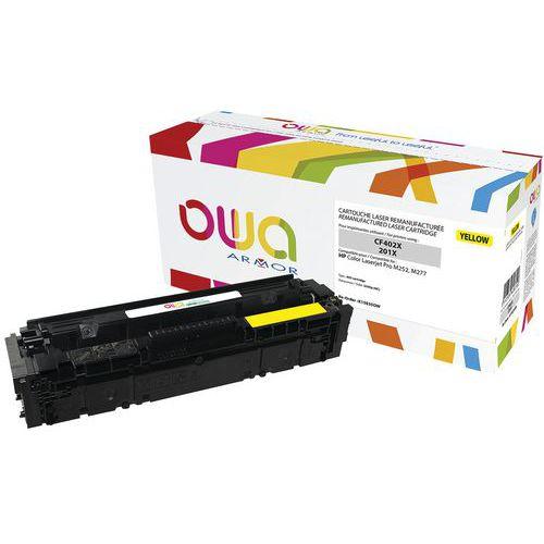 Toner reconditionné HP 201X Yellow - OWA fullname image