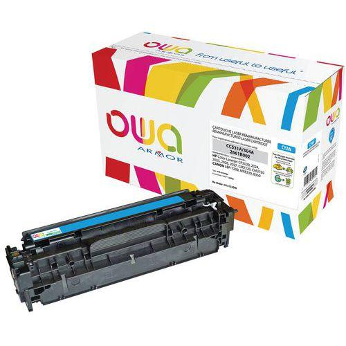 Toner reconditionné HP 304A Cyan - OWA fullname image