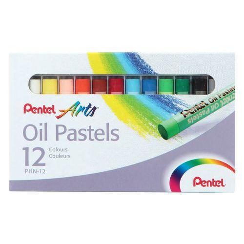 Boîte 12 pastels huile Pentel diam: 8 mm thumbnail image 1