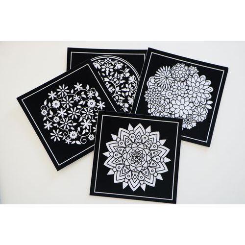 Set de 4 cartes velours - Mandalas thumbnail image 1