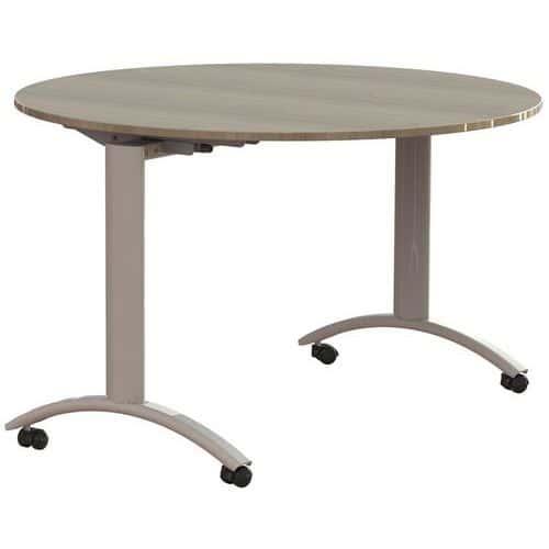 Table Isy Ø 120 cm pliante dégagement latéral Rodet fullname image