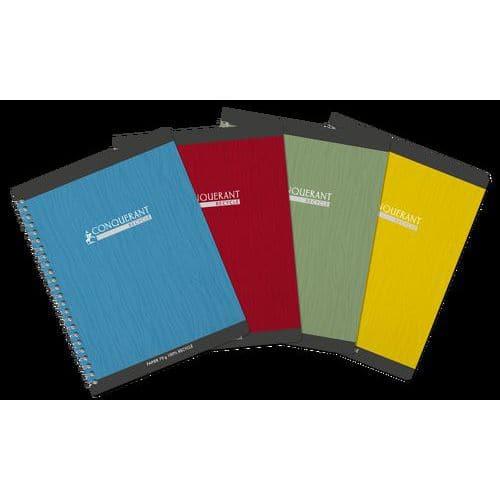 Cahier carte papier 100% recyclé 17x22 cm 70g 180 pages - Conquerant fullname image