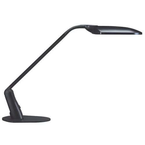 Lampe Duo Led noire sur socle prise europe - Unilux fullname image