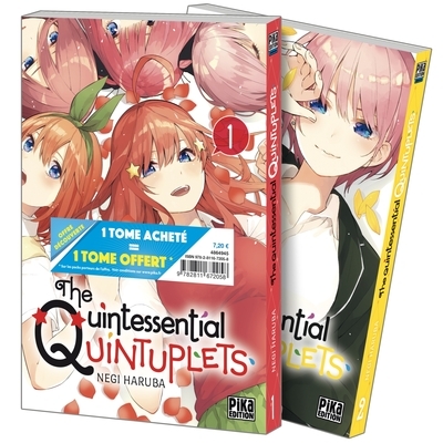 The quintessential quintuplets pack offre découverte t01 et t02 - Image principale