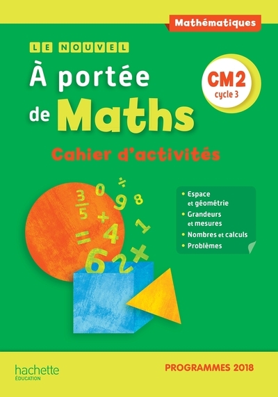 Le nouvel a portée de maths cm2 - cahier d'activités - edition 2019 - Image principale