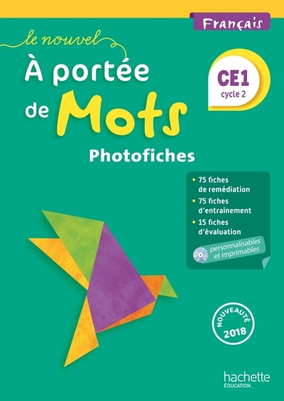 Le nouvel a portée de mots - français ce1 - photofiches - ed. 2018 - Image principale