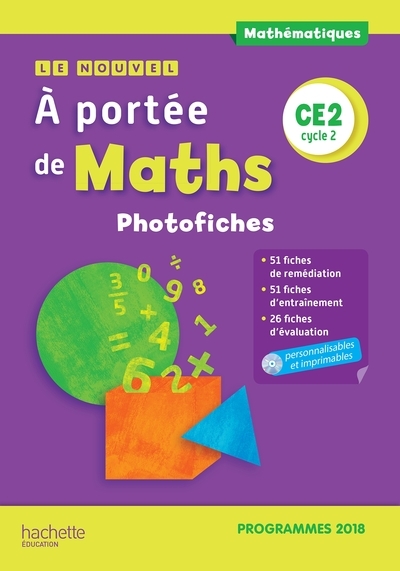 Le nouvel a portée de maths ce2 - photofiches - edition 2019 - Image principale