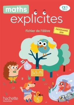 Maths explicites ce1 - fichier élève - edition 2020 - Image principale
