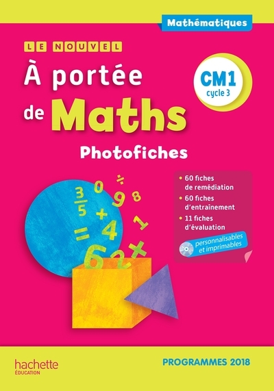 Le nouvel a portée de maths cm1 - photofiches - edition 2019 - Image principale