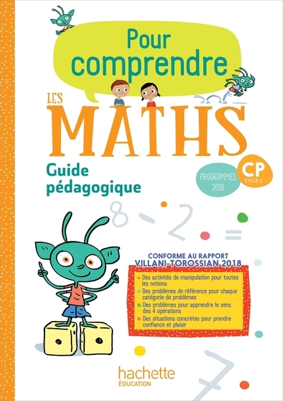 Pour comprendre les maths cp - guide pédagogique - ed. 2019 - Image principale