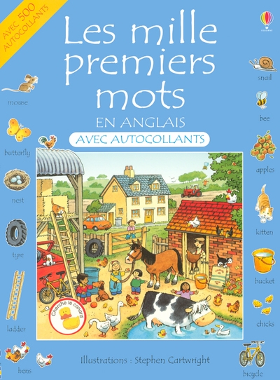 Les mille premiers mots en anglais avec autocollants - Image principale