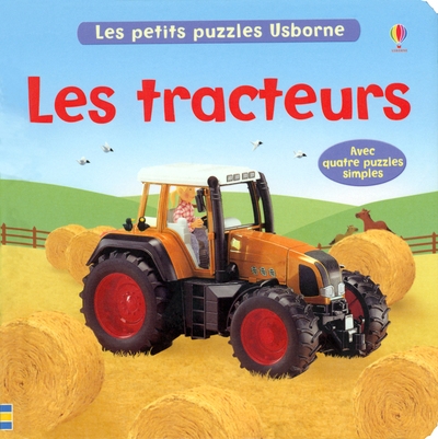 Les tracteurs - avec quatre puzzles simples - Image principale