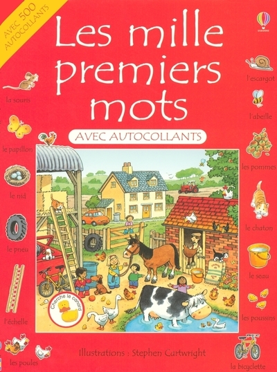 Les mille premiers mots avec autocollants - Image principale