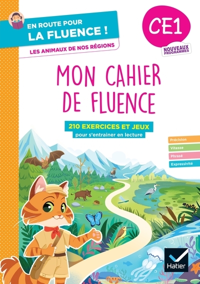 En route pour la fluence ! ce1 - les animaux de nos régions - ed. 2026 - cahier élève - Image principale