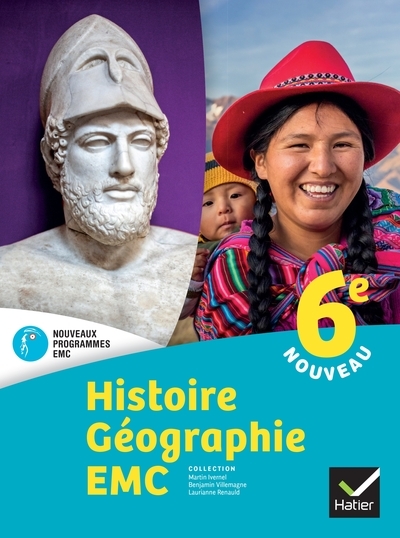 Histoire-géographie-emc 6e - ed. 2026 - livre élève - Image principale