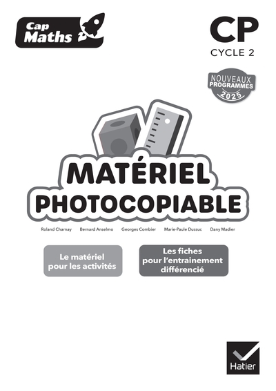 Cap maths cp - ed. 2025 - matériel photocopiable - Image principale