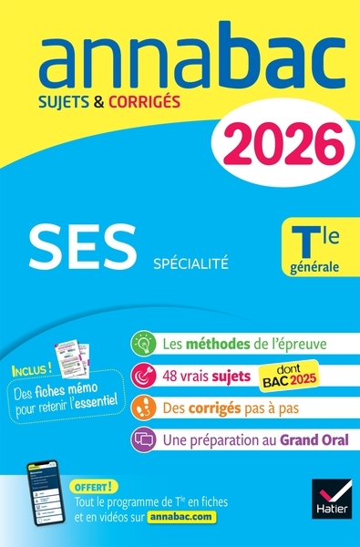 Annales du bac 2026 - annabac ses tle générale (spécialité) - Image principale