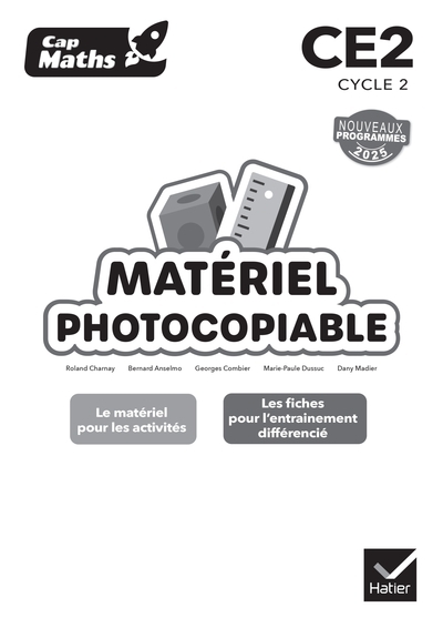 Cap maths ce2 - ed. 2026 - matériel photocopiable - Image principale
