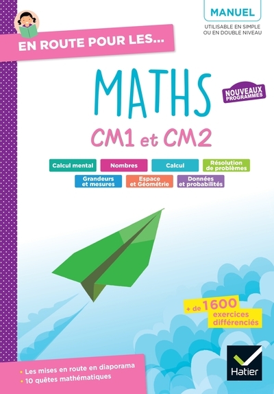 En route pour les maths - cm1 cm2 - ed. 2026 - manuel élève - Image principale