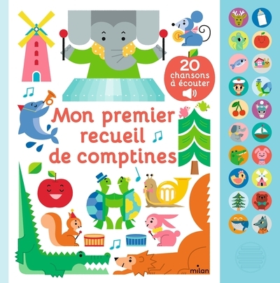 Mon grand livre sonore - mon premier recueil de comptines - dès 1 an - Image principale