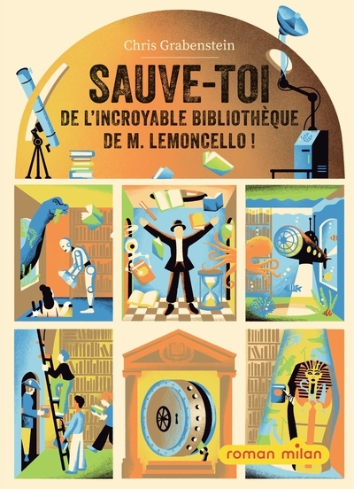 Sauve-toi de l'incroyable bibliothèque de m. lemoncello ! - Image principale