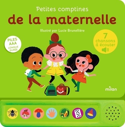 Contes et comptines à écouter - petites comptines de la maternelle - livre sonore - dès 1 an - Image principale