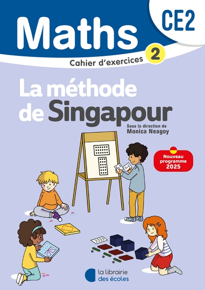 Mathématiques ce2 (2025) - méthode de singapour - cahier d'exercices 2 - Image principale