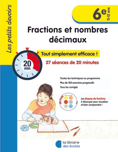 Les petits devoirs - fractions et nombres décimaux 6e - Image principale